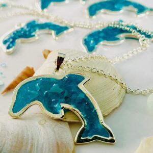 Indie Bloom Dolphin Necklace